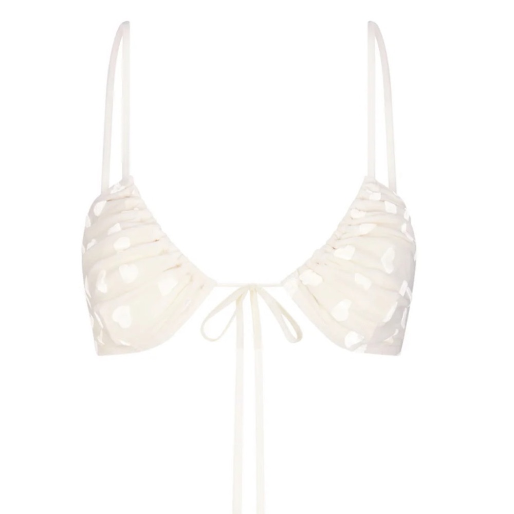 SKIMS* SHEER VELVET TIE FRONT BRALETTE |
MARBLE / L